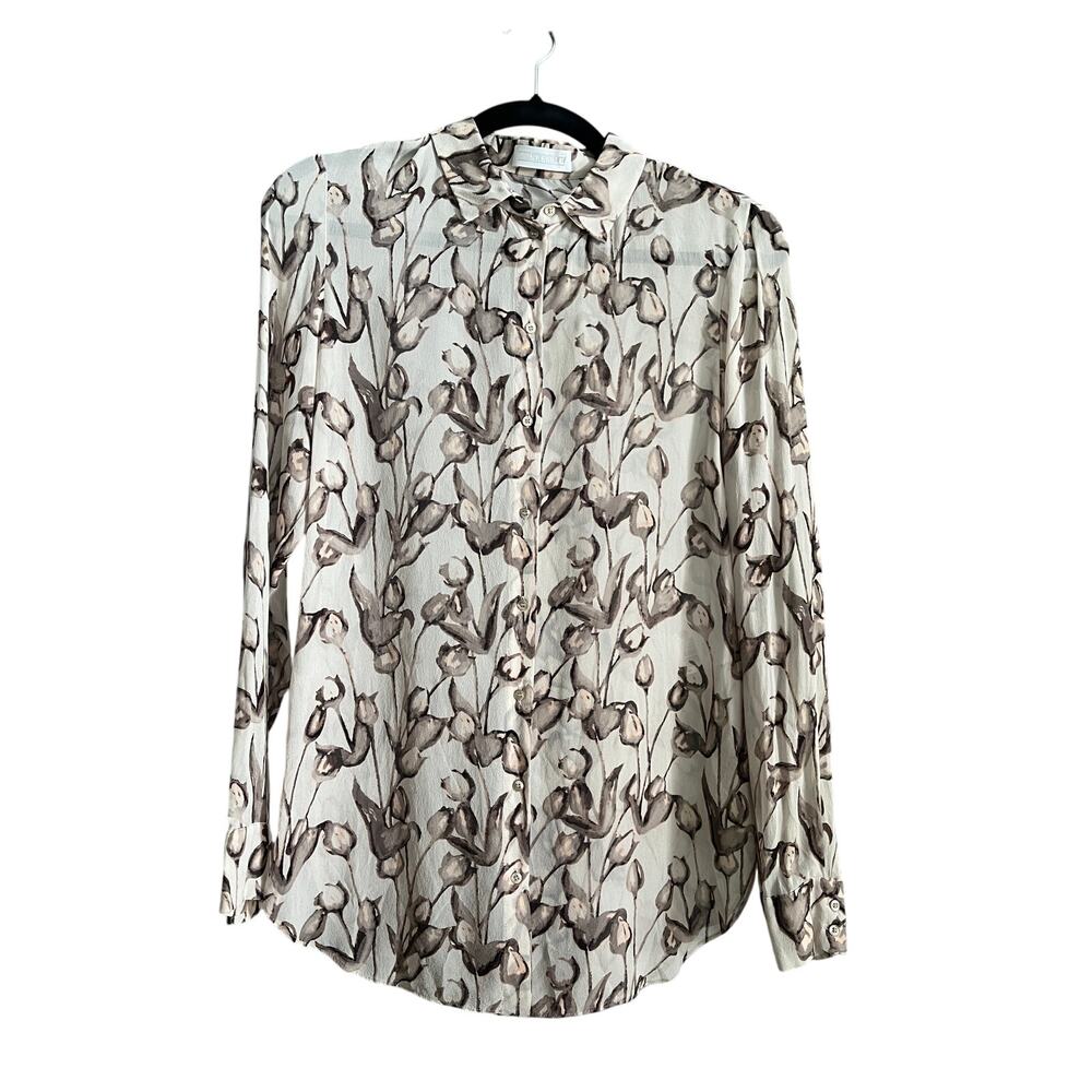 SPRING SALE! Silk Floral Blouse